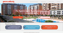 Desktop Screenshot of nuevomilenio-inmo.com