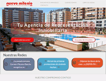 Tablet Screenshot of nuevomilenio-inmo.com